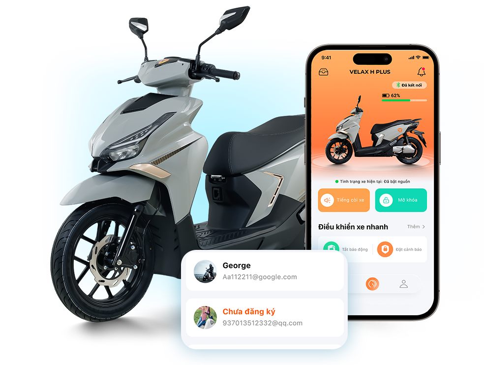 Xe Máy Điện Yadea Velax H+